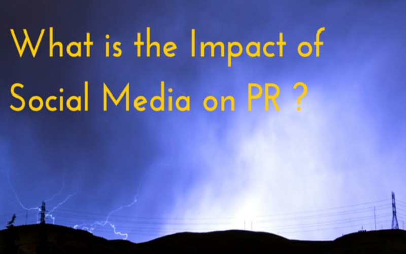 Impact of Social Media on PR